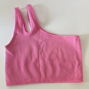 Aerie One Shoulder Double Strap Tank top size Small Lightly worn